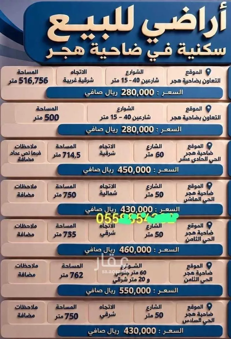 Land for Sale in Al Hofuf Al Taraf