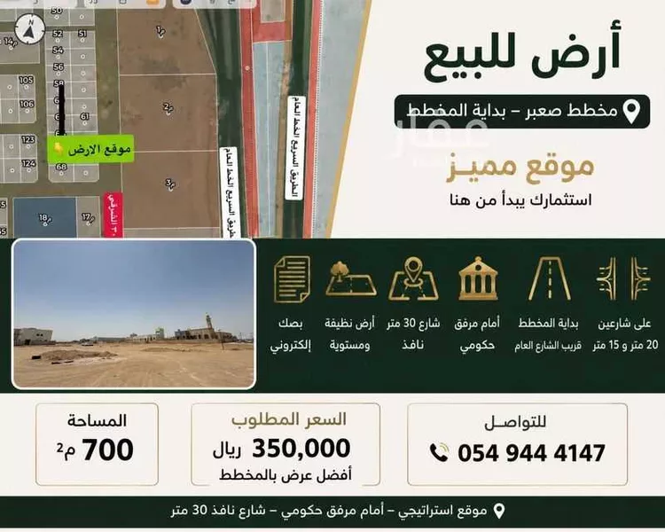 Land for Sale in King Abdullah Economic City KAEC