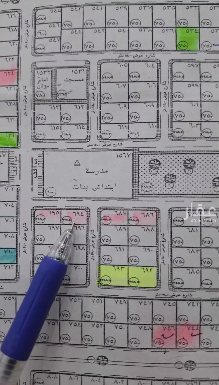 أرض للبيع في شارع غير مسمى, حي عثمر , مدينة عثمر   المخطط, منطقة حائل