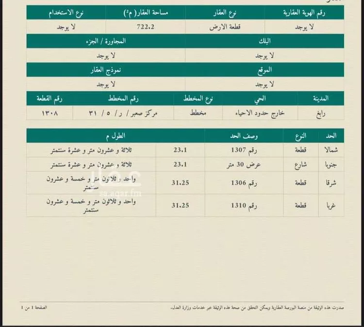 أرض للبيع في شارع العام, مدينة صعبر السفران الشرقيه والغربيه, منطقة مكة المكرمة
