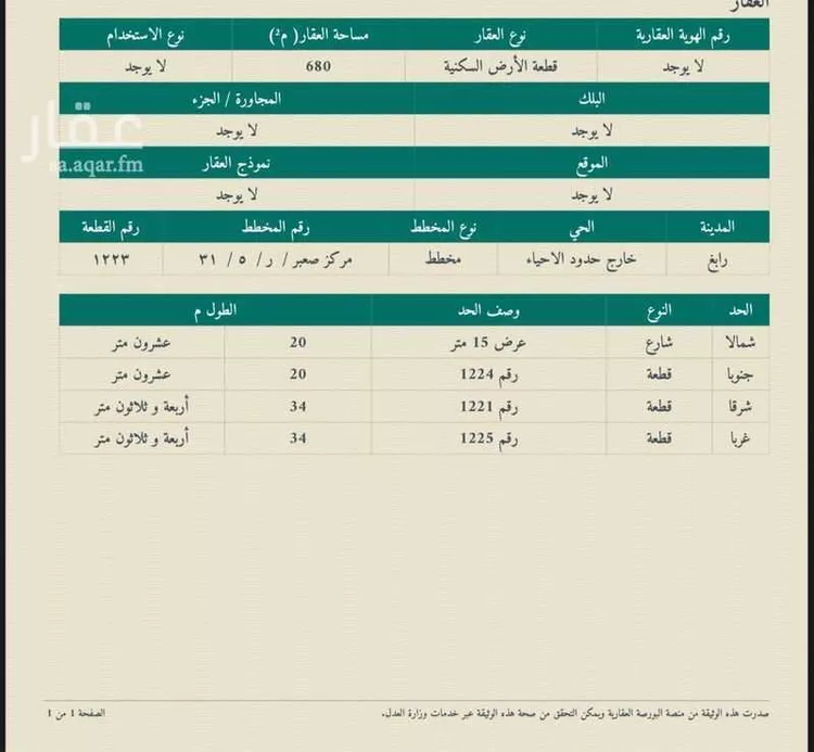 أرض للبيع في شارع العام, مدينة صعبر السفران الشرقيه والغربيه, منطقة مكة المكرمة صورة 4