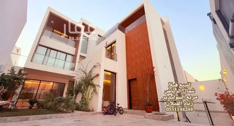 فيلا للبيع في شارع شارع 15 م , حي الملقا, مدينة الرياض, منطقة الرياض