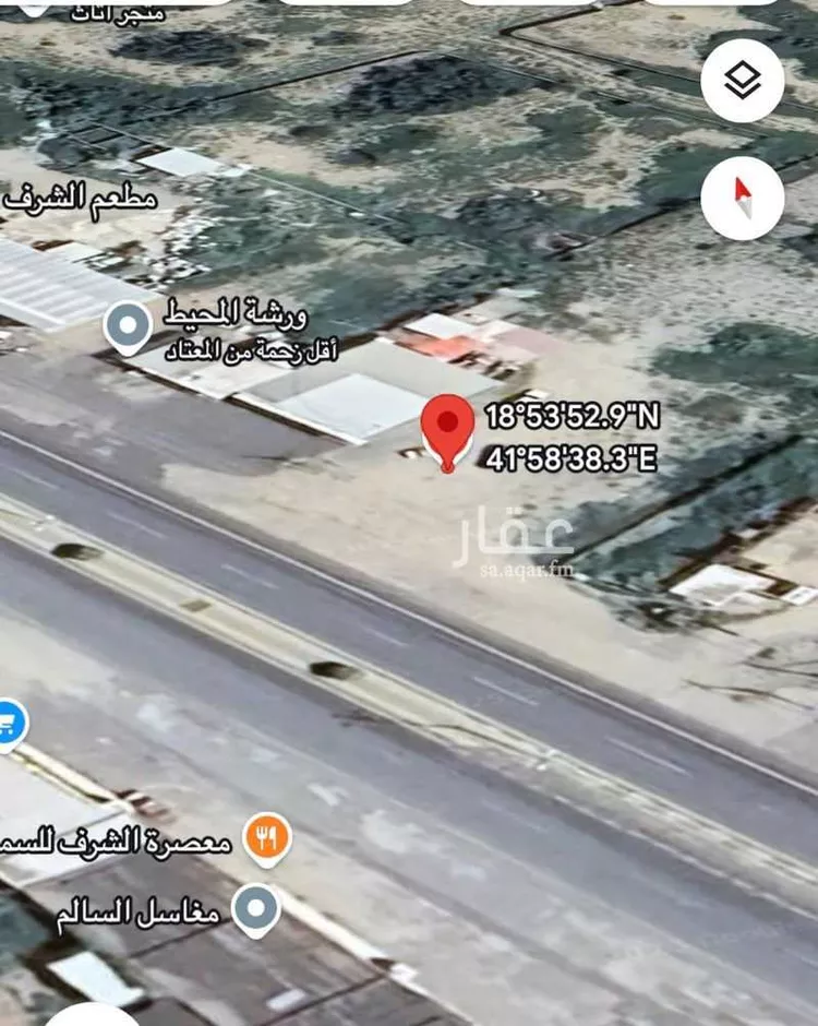 أرض للإيجار في شارع جدة محايل عسير , حي العيريه (المعيريه), مدينة العيريه (المعيريه), منطقة عسير صورة 2