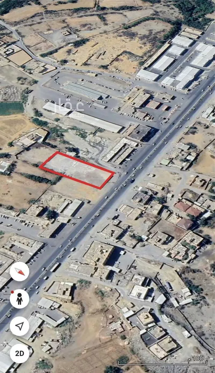 أرض للإيجار في شارع طريق الملك عبدالله بن عبدالعزيز, حي المروج, مدينة محائل, منطقة عسير صورة 2