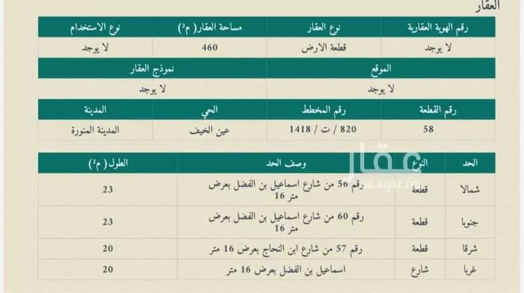 Land for Sale in Medina Ayn Al Khif صورة 4