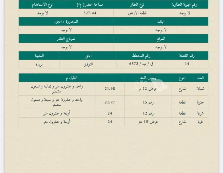 Land for Sale in Buraydah Ar Rihab