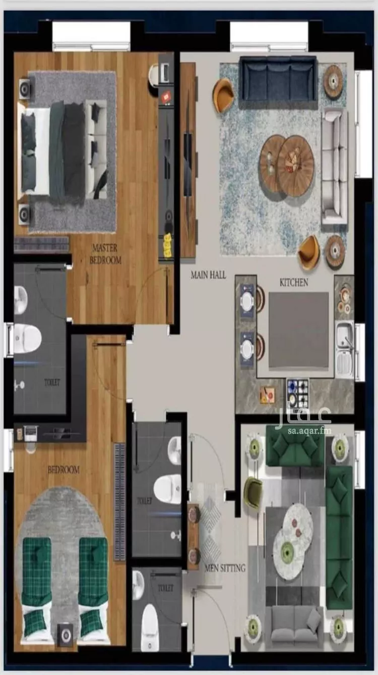 شقة للإيجار في شارع 19ب, حي الجامعة, مدينة الظهران, المنطقة الشرقية صورة 4