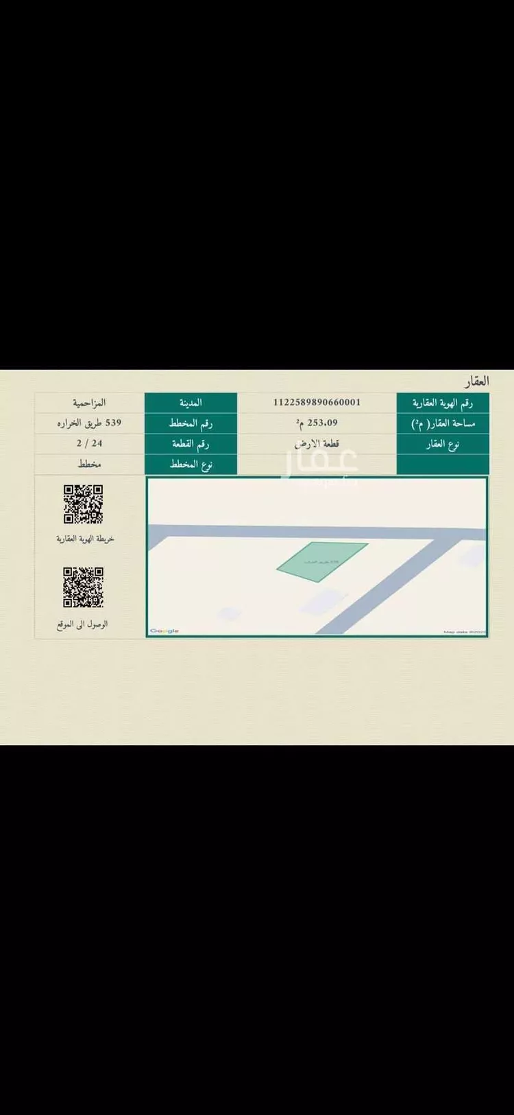 Land for Sale in Al Muzahimiyah Al Hada