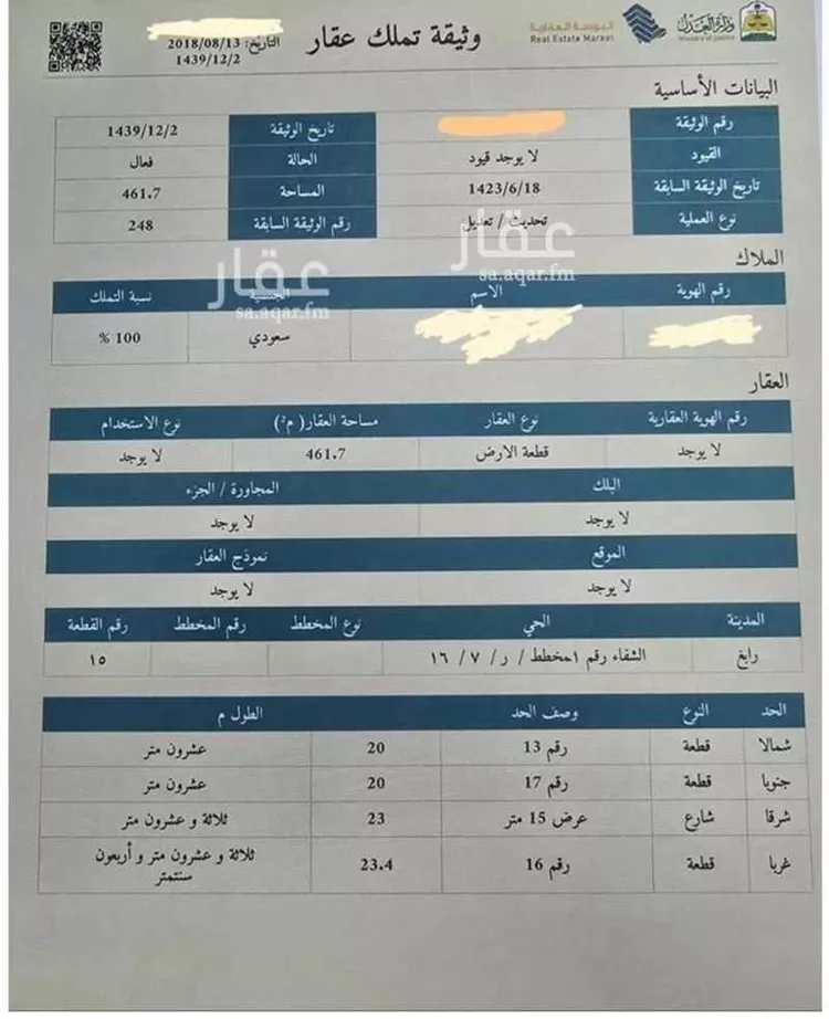 أرض للبيع في شارع شارع نوفل بن عبيدالله الخزرجي, حي الربوة, مدينة رابغ, منطقة مكة المكرمة صورة 4