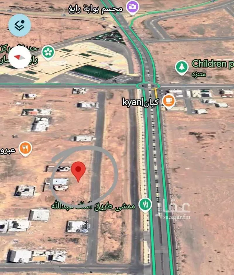 أرض للبيع في شارع سعد بن الربيع, حي النزهة, مدينة رابغ, منطقة مكة المكرمة صورة 3