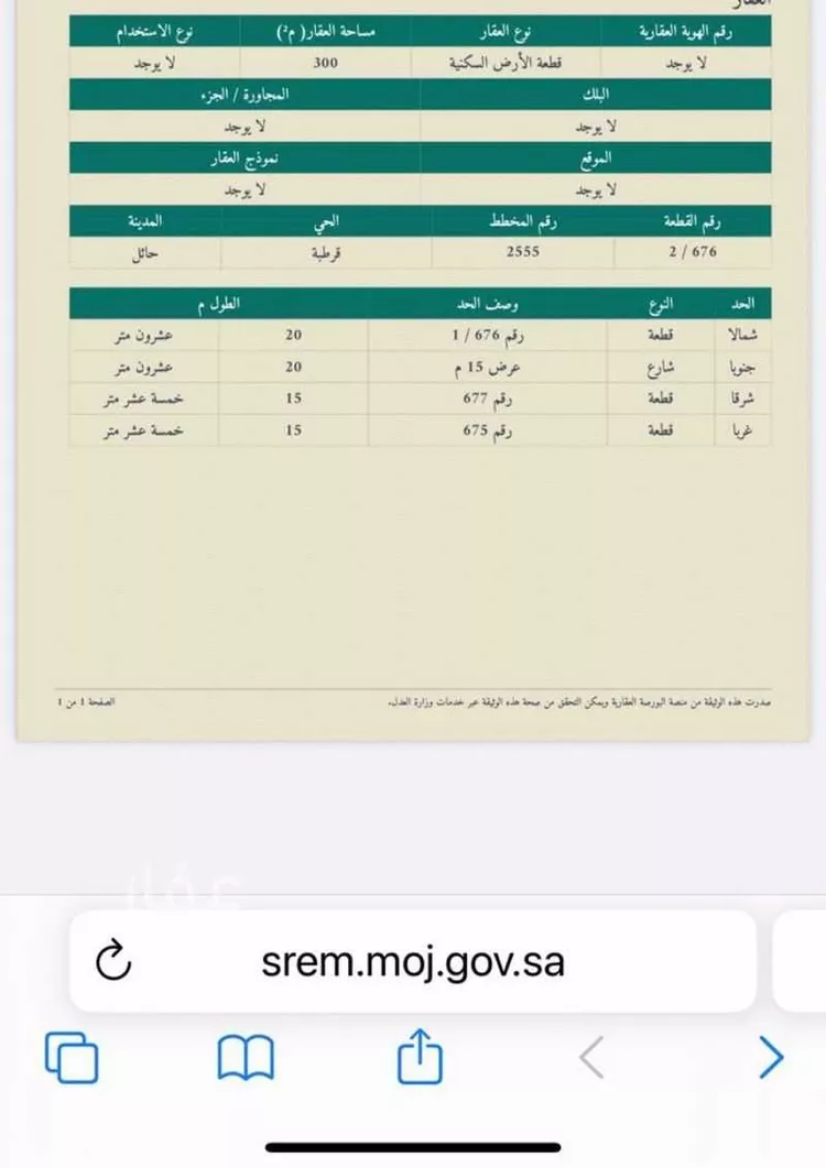 أرض للبيع في شارع الكتاني ، حي حدري البلاد ، حائل ، منطقة حائل