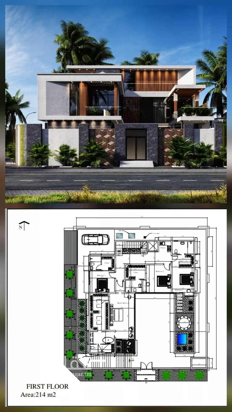 Villa for Sale in Al Khobar Al Hizam Al Akhdar 1 ุตูุฑุฉ