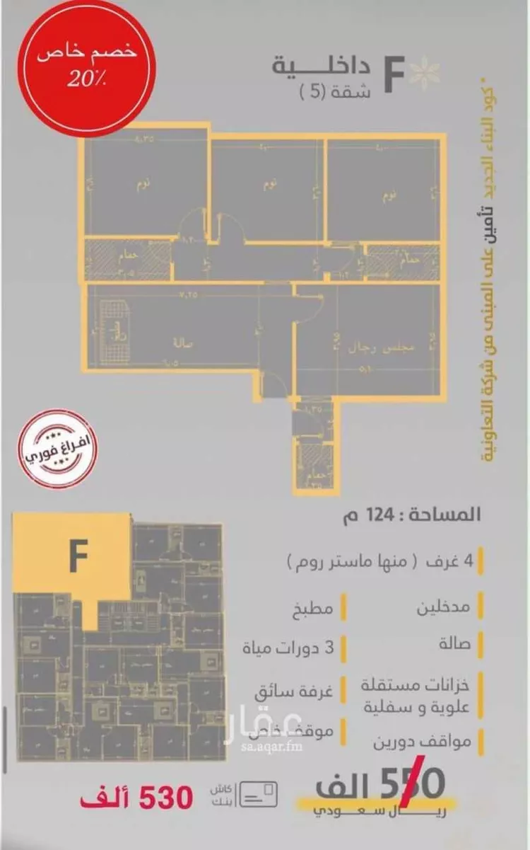 شقة للبيع في شارع إبن خضر, حي الربوة, مدينة جدة, منطقة مكة المكرمة صورة 2