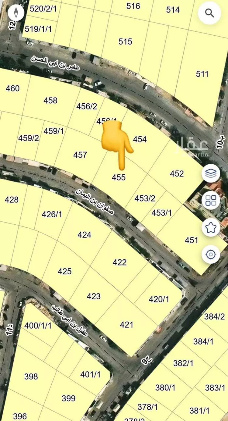 أرض للبيع في شارع صفوان بن اليمان, حي الشاطئ الشرقي, مدينة الدمام, المنطقة الشرقية صورة 3