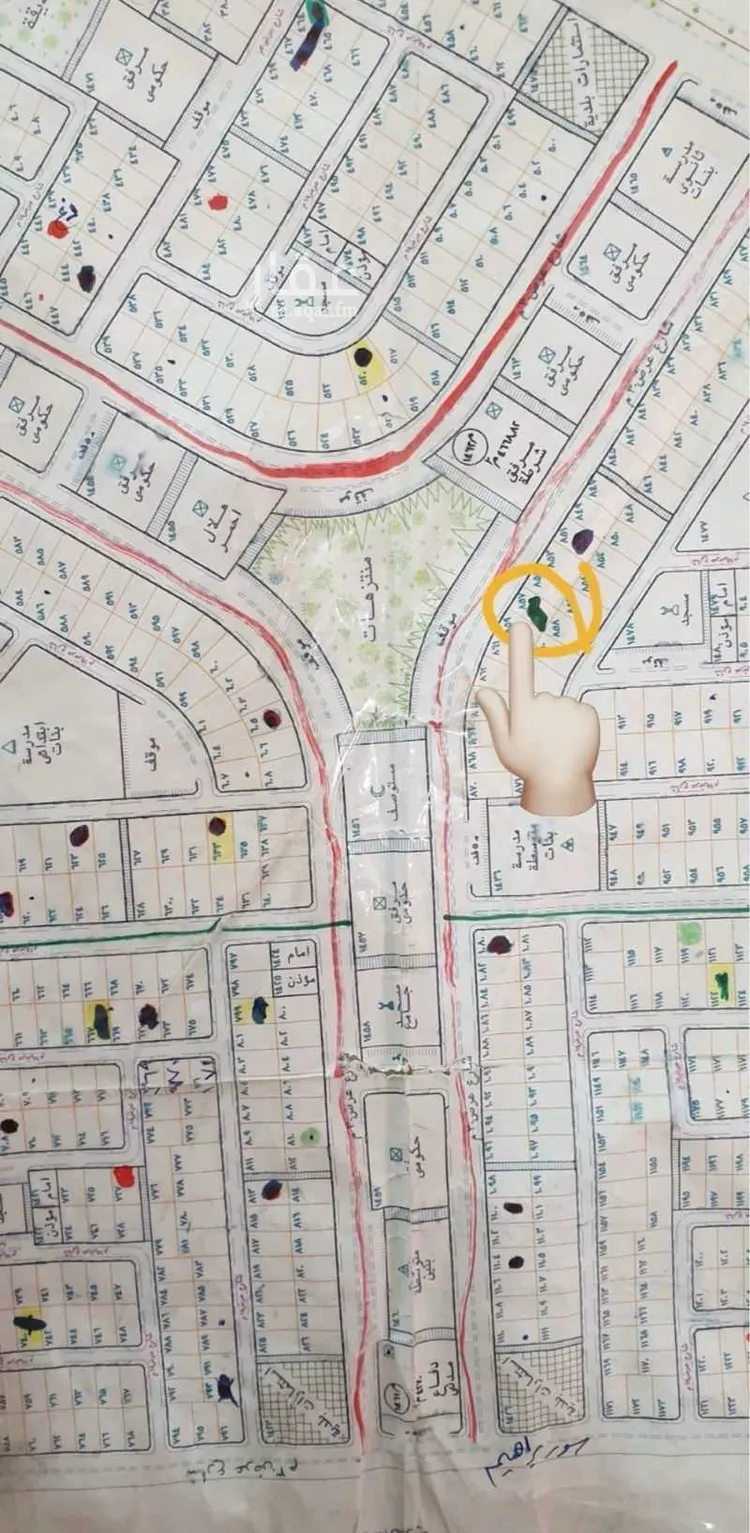أرض للبيع في شارع عثمان ابن عفان, حي وسط الغزالة, مدينة الغزالة - الغزاله, منطقة حائل صورة 2