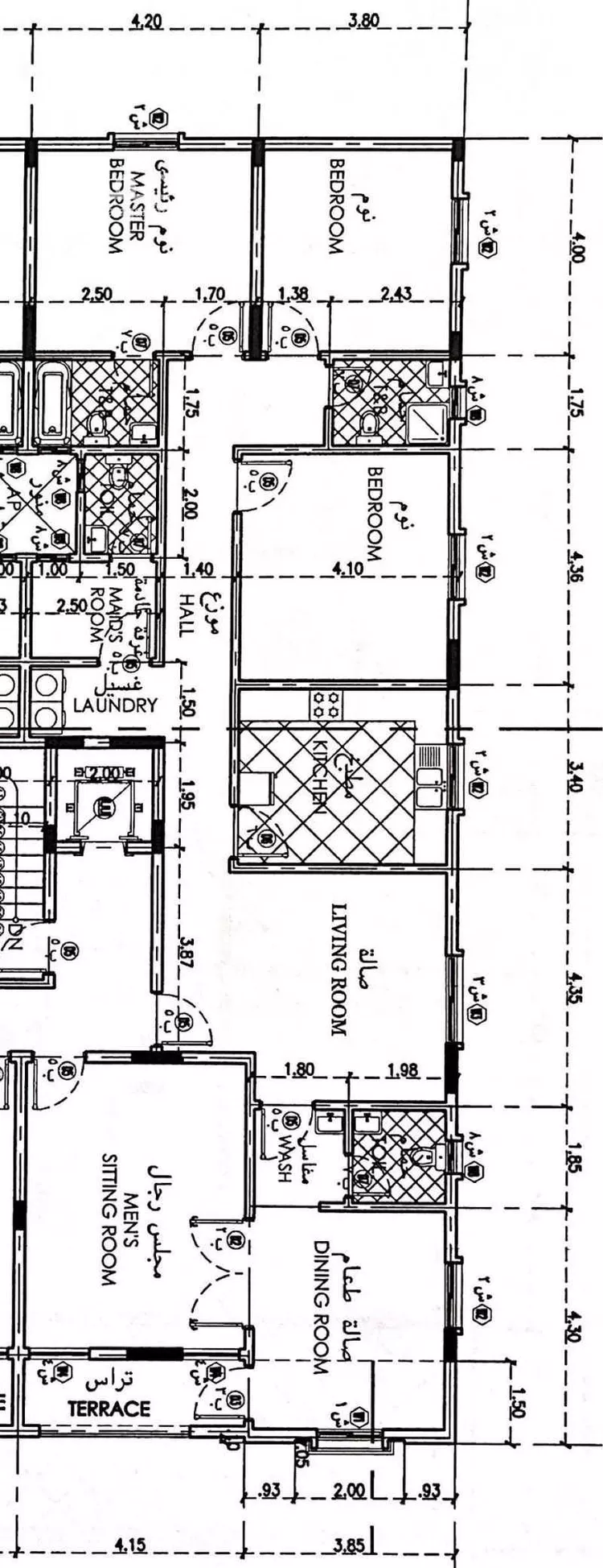 شقة للإيجار في شارع 12ا, حي هجر, مدينة الدمام, المنطقة الشرقية صورة 2