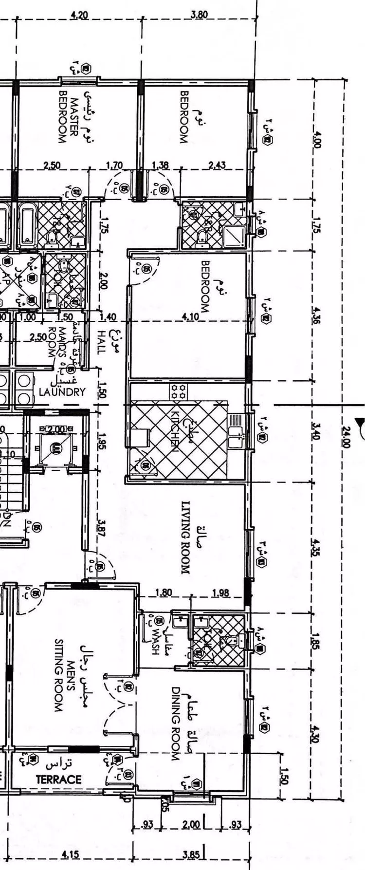 عمارة للإيجار في شارع 13أ, حي هجر, مدينة الدمام, المنطقة الشرقية صورة 4
