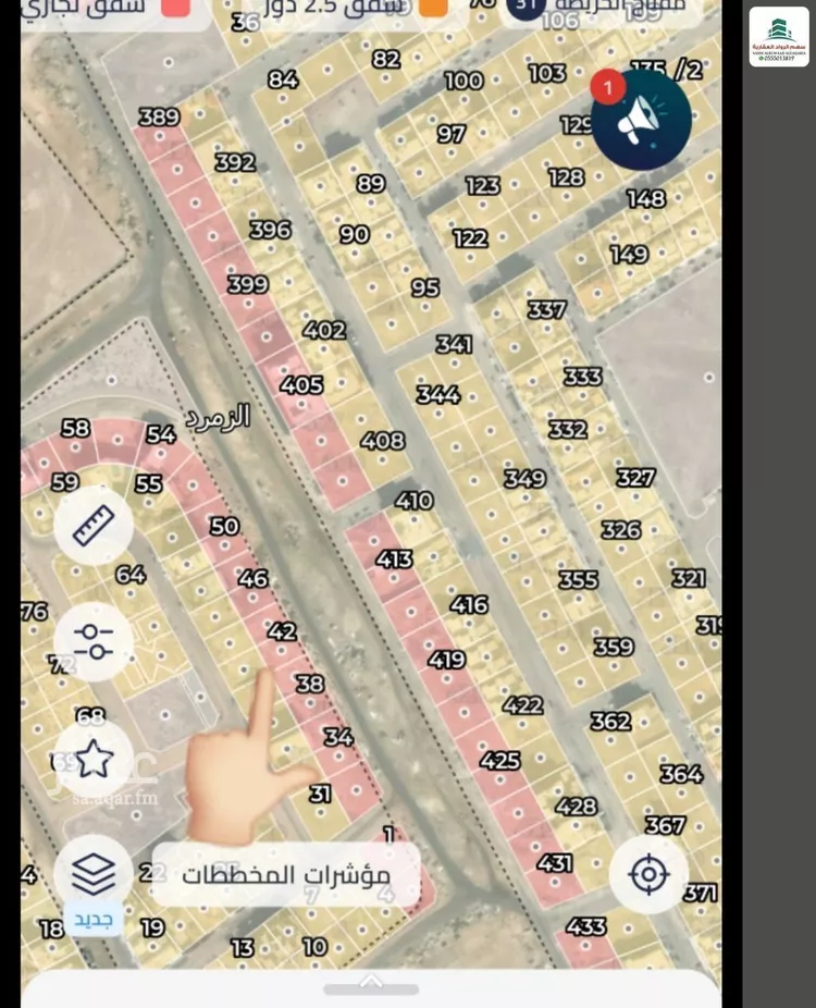 Land for Rent in Jeddah Az Zomorod صورة 2
