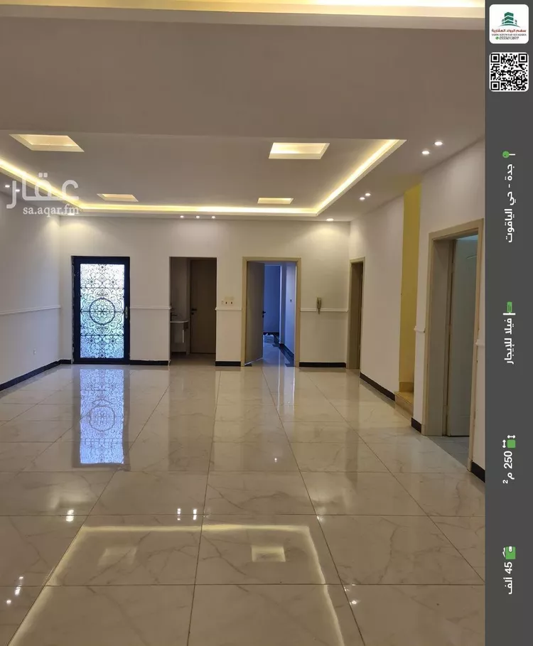 فيلا للإيجار في شارع عبد الواحد بن جديد, حي الياقوت, مدينة جدة, منطقة مكة المكرمة
