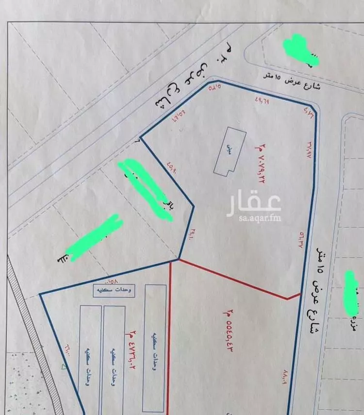 أرض للإيجار في شارع محمد بن ابي الحسن, حي الظرفة, مدينة خميس مشيط, منطقة عسير