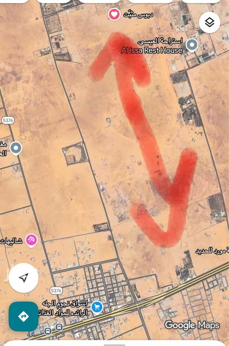 أرض للإيجار في الجله ، القويعية