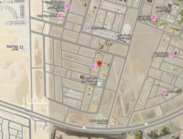 أرض للبيع في شارع القدوه, حي العقيق, مدينة الخبر, المنطقة الشرقية