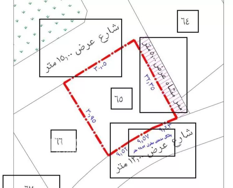 أرض للبيع في شارع شارع 15, حي الصفاء, مدينة أبها, منطقة عسير صورة 3