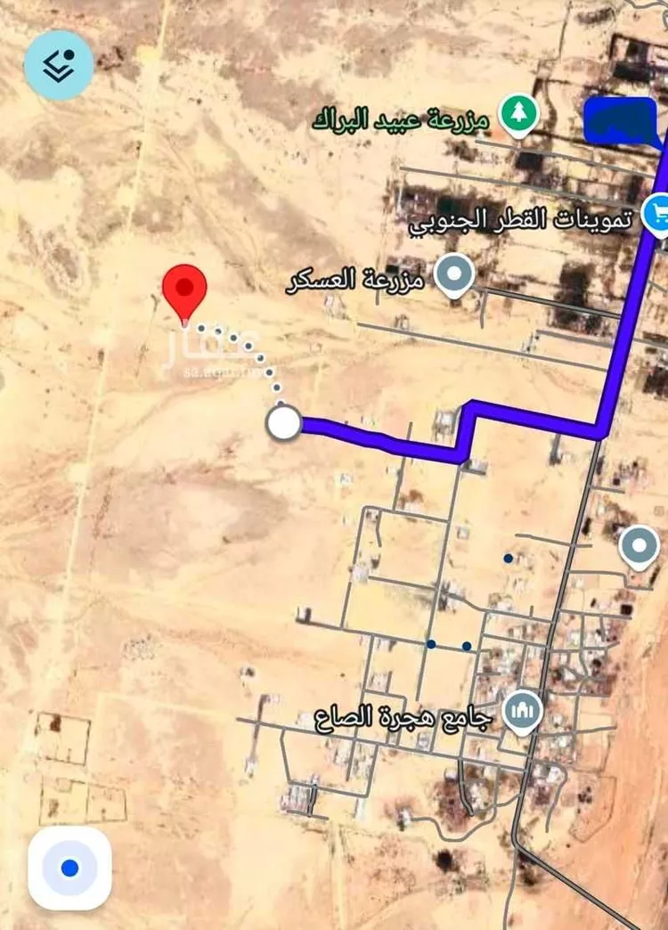 أرض للبيع في شارع ابن علي الكناني, حي الواحة, مدينة الخرج, منطقة الرياض صورة 2