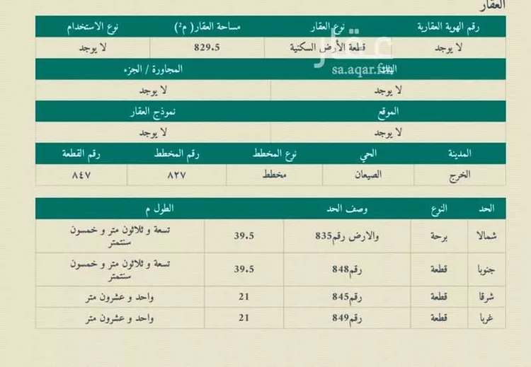 أرض للبيع في شارع 000, حي الواحة, مدينة الخرج, منطقة الرياض صورة 3