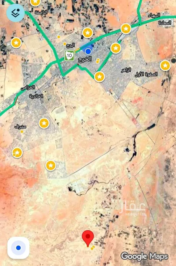 أرض للبيع في شارع ابن علي الكناني, حي الواحة, مدينة الخرج, منطقة الرياض