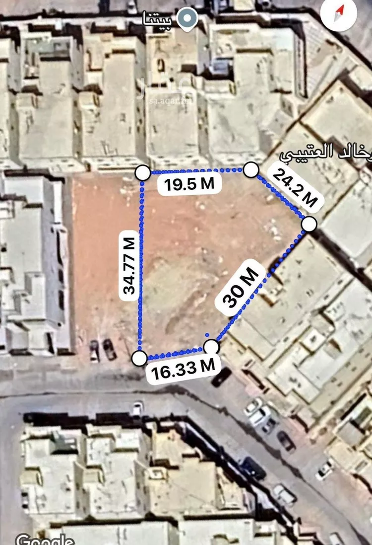 أرض للبيع في شارع مظفر العيلاني, حي الرمال, مدينة الرياض, منطقة الرياض صورة 2