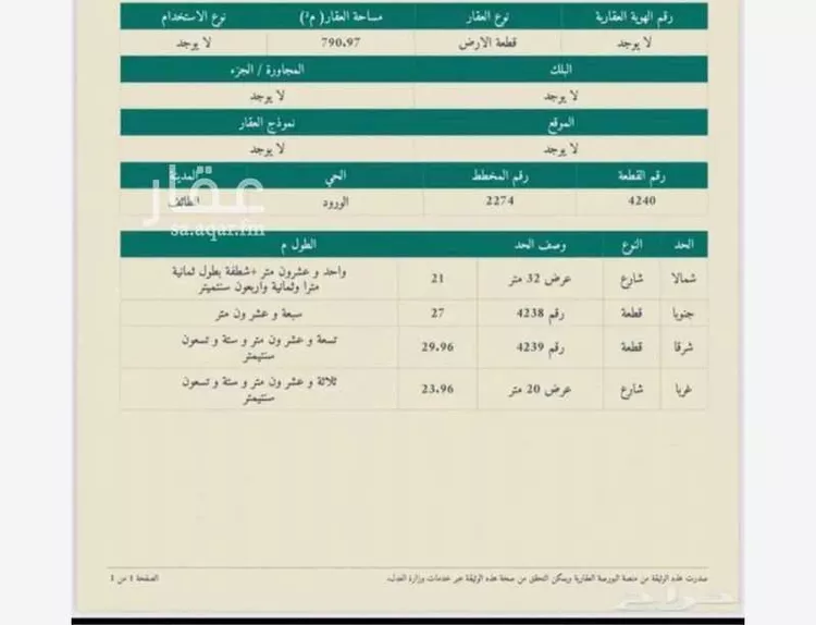 Land for Sale in Taif Masarrah صورة 3