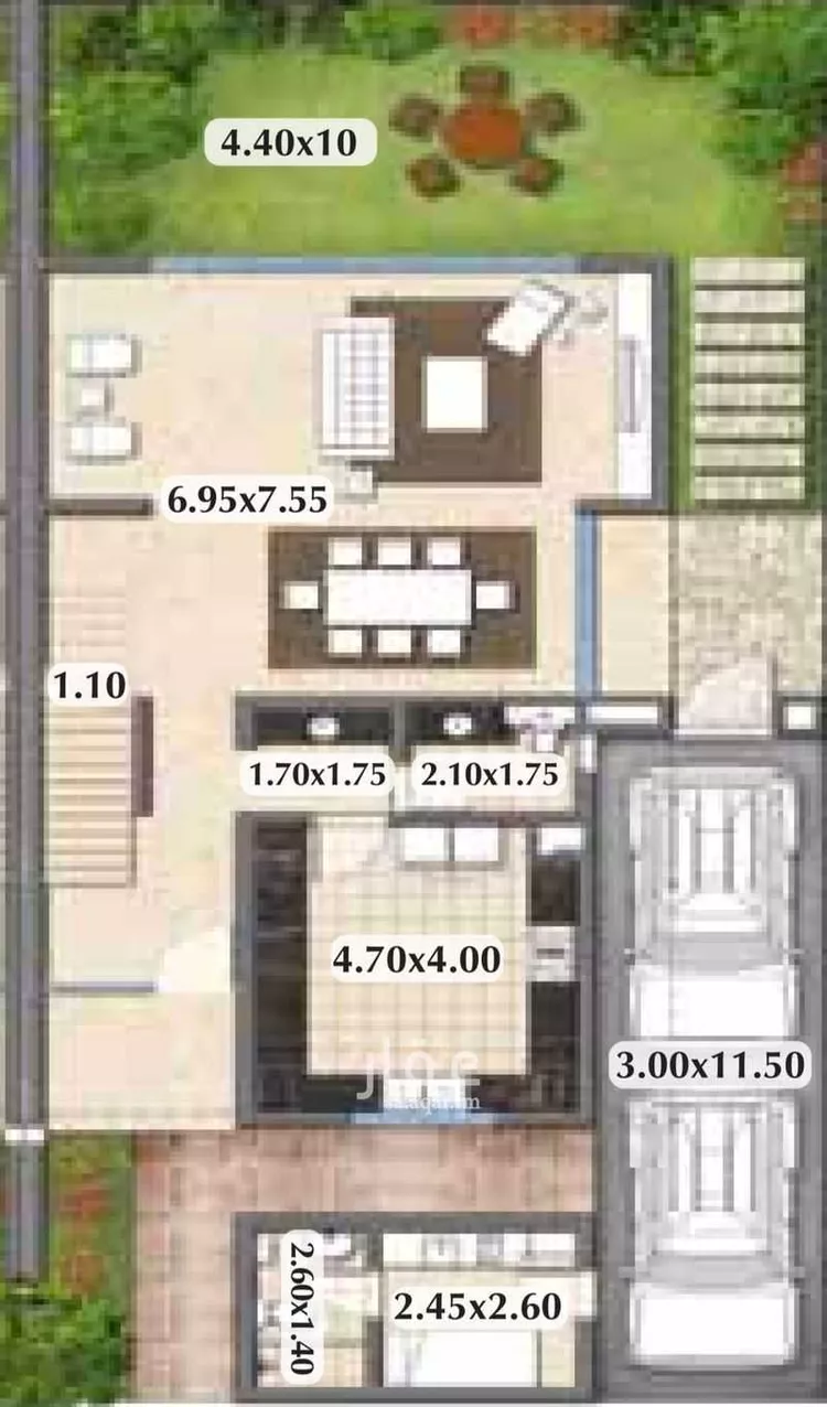 فيلا للبيع في شارع العاصمة 43, حي العاصمة, مدينة الدرعية, منطقة الرياض صورة 3