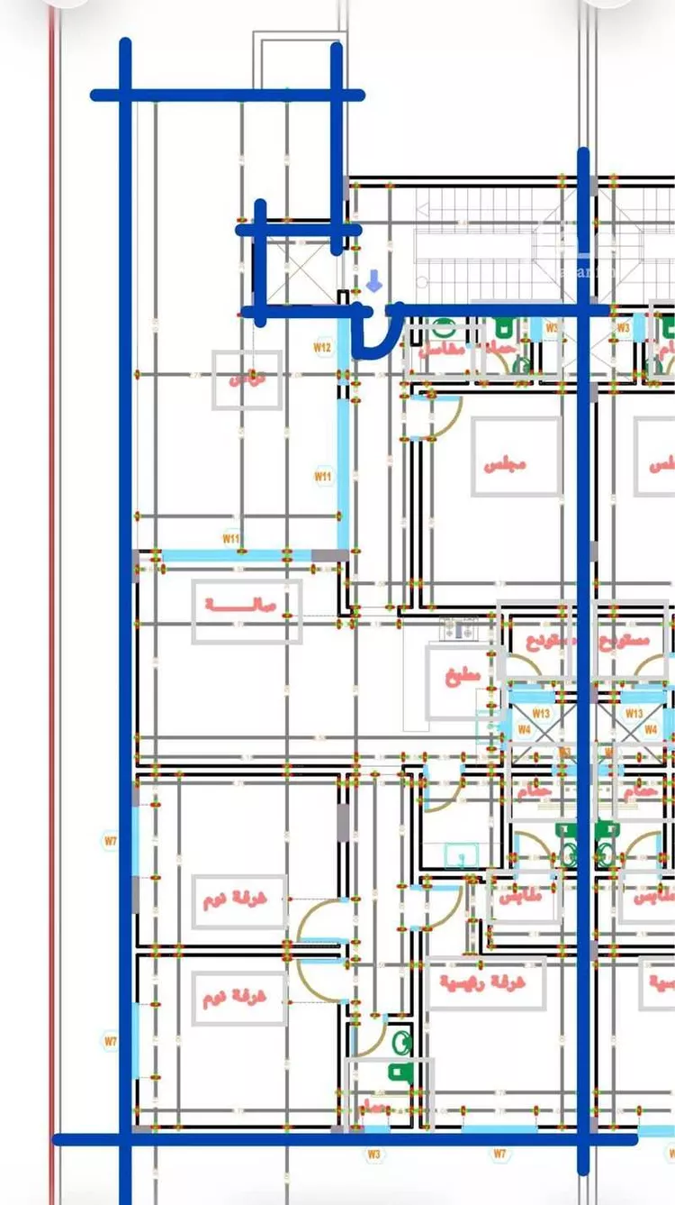 دور للإيجار في شارع وادي أبي علي, حي الريان, مدينة الرياض, منطقة الرياض 12