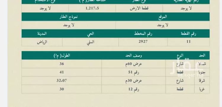 أرض للبيع في شارع أبي عبيدة عامر بن الجراح, حي السلي, مدينة الرياض, منطقة الرياض صورة 3