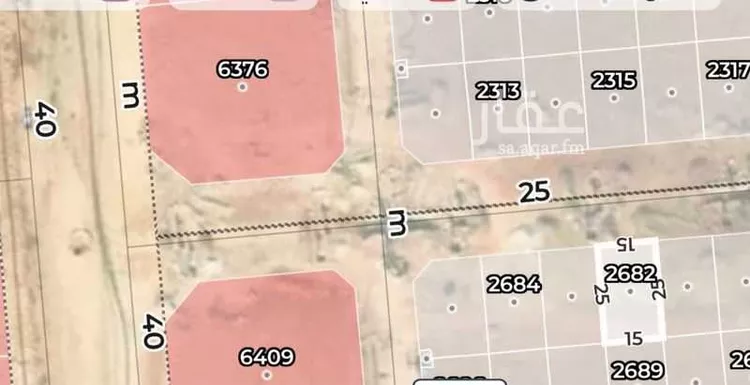 أرض للبيع في شارع شارع عرض 25, حي الجنادرية, مدينة الرياض, منطقة الرياض صورة 2