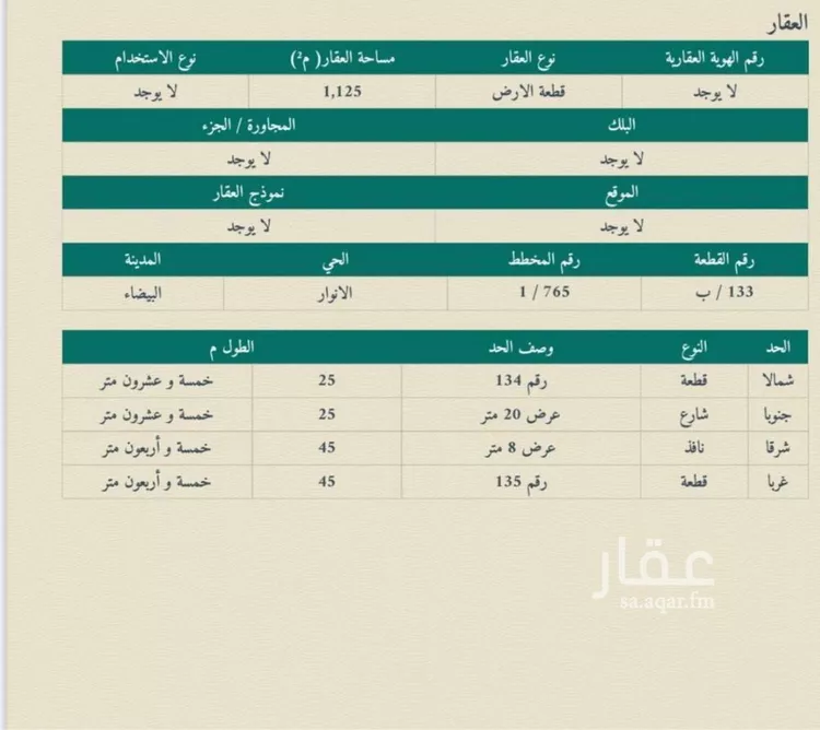 أرض للبيع في شارع ابن اسماعيل, حي الأنوار, مدينة الدمام, المنطقة الشرقية