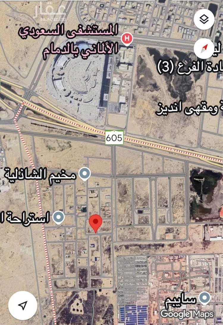 أرض للبيع في شارع ابن اسماعيل, حي الأنوار, مدينة الدمام, المنطقة الشرقية صورة 2