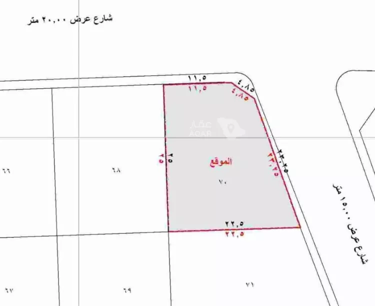 أرض للبيع في شارع المختص البدري ، حي الصواري ، جدة ، جدة