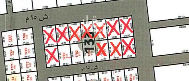 أرض للبيع في شارع شارع 97 ح, حي المحمدية 1, مدينة جازان, منطقة جازان