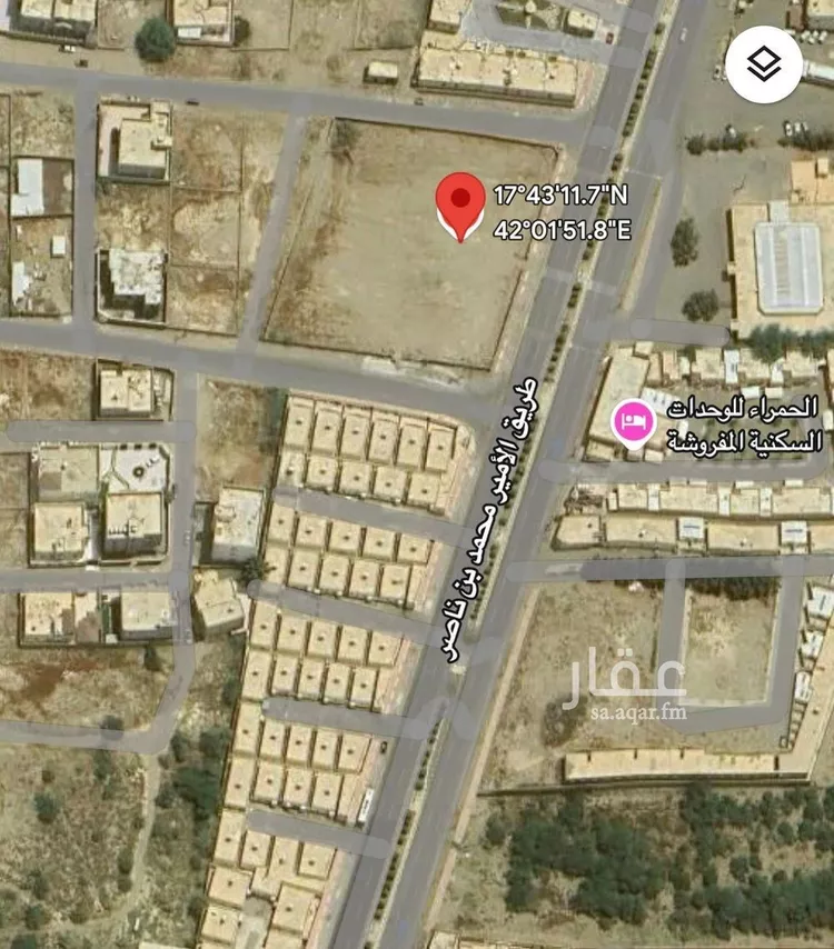 أرض للبيع في شارع طريق الامير محمد بن ناصر, حي الشقيق, مدينة الشقيق, منطقة جازان