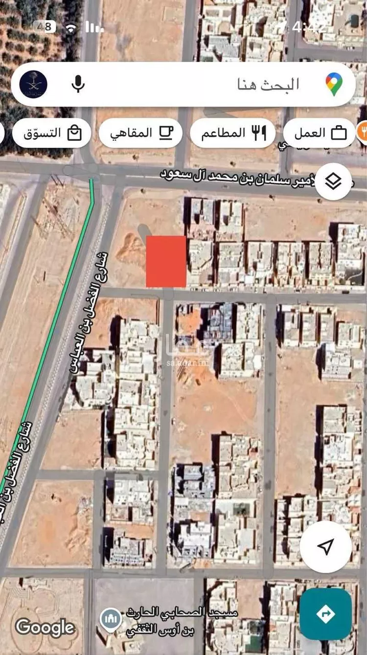 أرض للبيع في شارع الفضل بن العباس ، حي المهندسين ، الدلم ، الدلم