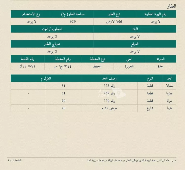 أرض للبيع في شارع 0000, حي الجزيرة, مدينة جدة, منطقة مكة المكرمة