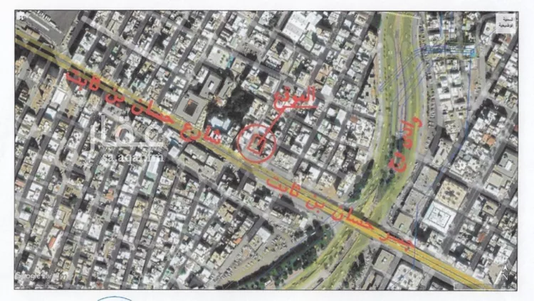 أرض للإيجار في شارع حسان بن ثابت, حي الشهداء الجنوبية, مدينة امارة منطقة مكة المكرمة - الطائف, منطقة مكة المكرمة صورة 3
