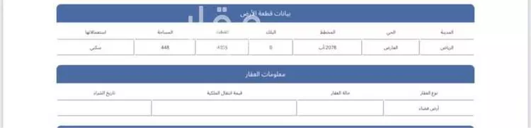 أرض للبيع في شارع محمد عبدالحي الكتاني, حي العارض, مدينة الرياض, منطقة الرياض