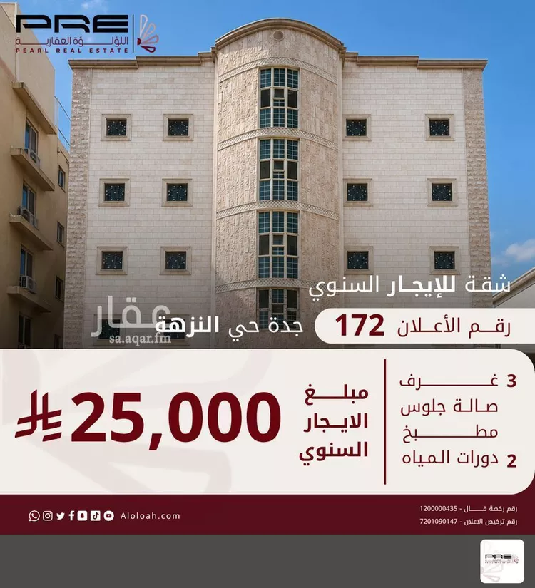 Apartment for Rent in Jeddah An Nuzhah