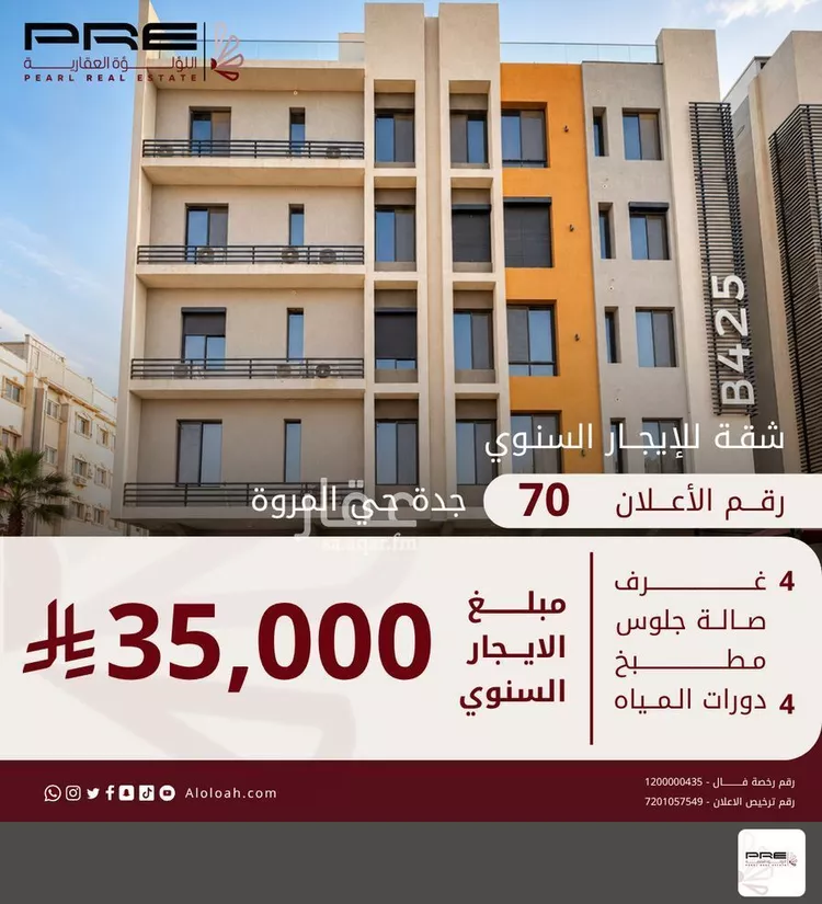 Apartment for Rent in Jeddah Al Marwah