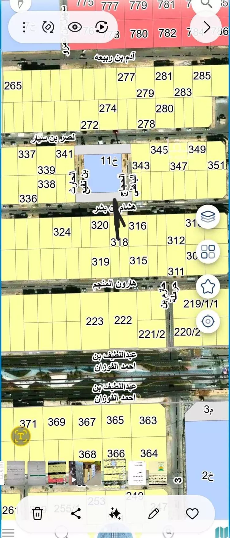 أرض للبيع في شارع هشام بن بشر, حي الصدفة, مدينة الدمام, المنطقة الشرقية صورة 2