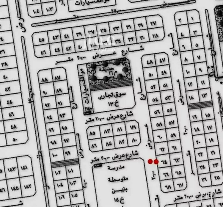 أرض للبيع في شارع حي ج26 70, حي حي أشبيلية - بقيق, مدينة بقيق, المنطقة الشرقية صورة 2