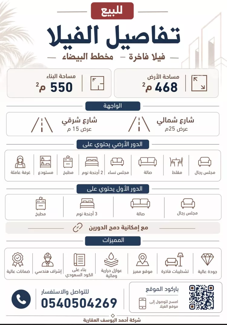 فيلا للبيع في شارع البيضاء 48, حي البيضاء, مدينة البكيرية, منطقة القصيم 2